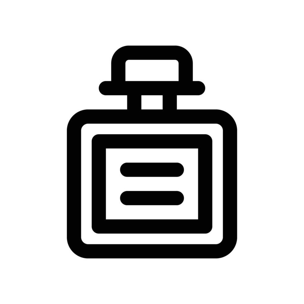 perfume icon. line icon for your website, mobile, presentation, and logo design. vector