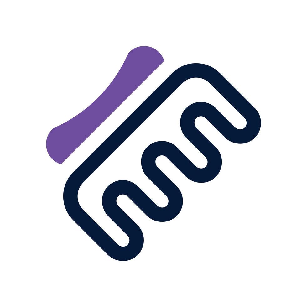 hair clip icon. dual tone icon for your website, mobile, presentation, and logo design. vector