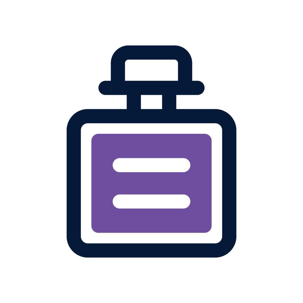 perfume icon. dual tone icon for your website, mobile, presentation, and logo design. vector