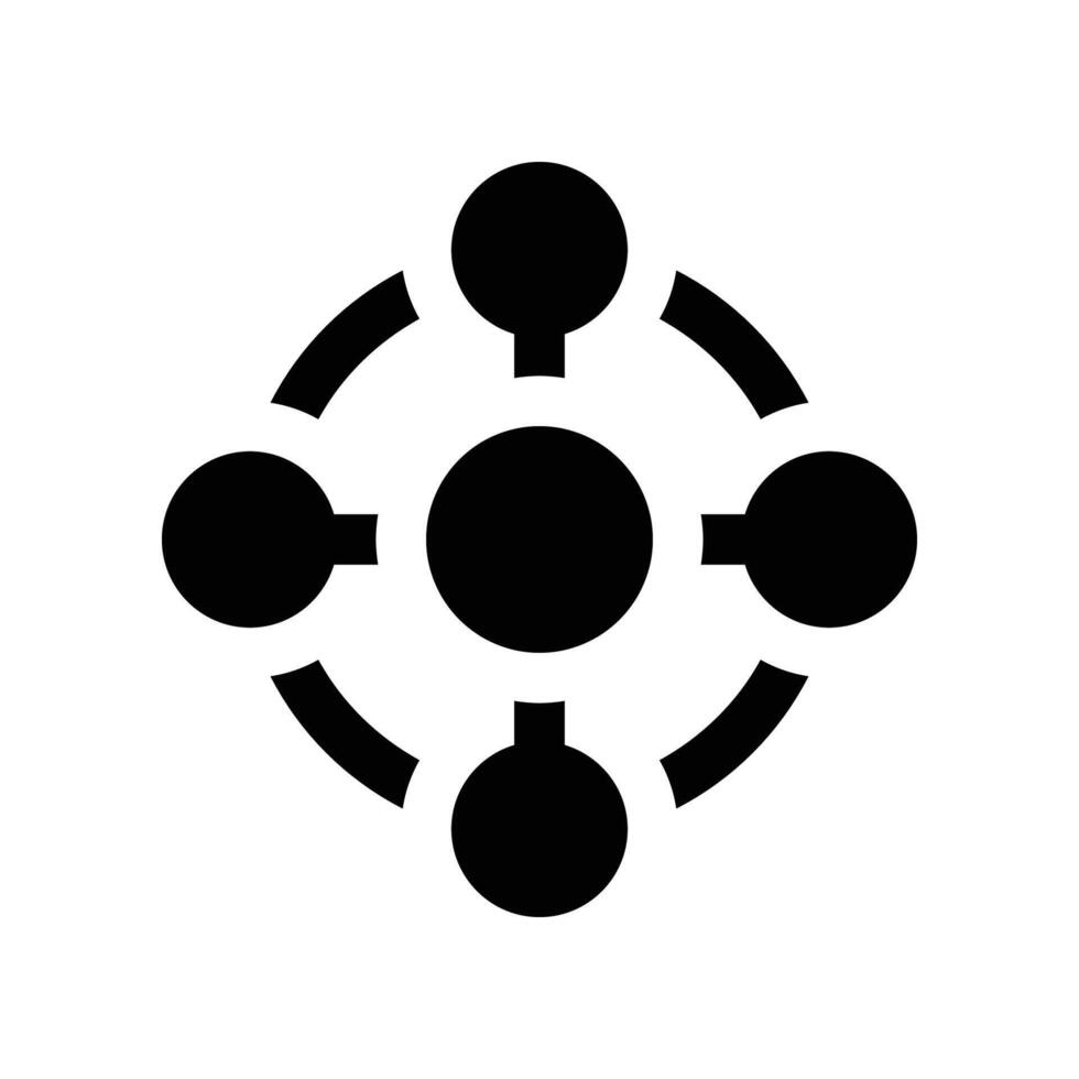 network icon. glyph icon for your website, mobile, presentation, and logo design. vector