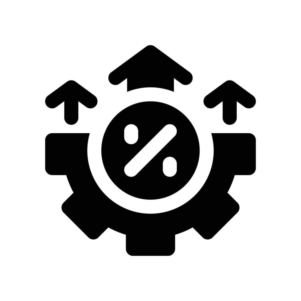 rate icon. glyph icon for your website, mobile, presentation, and logo design. vector