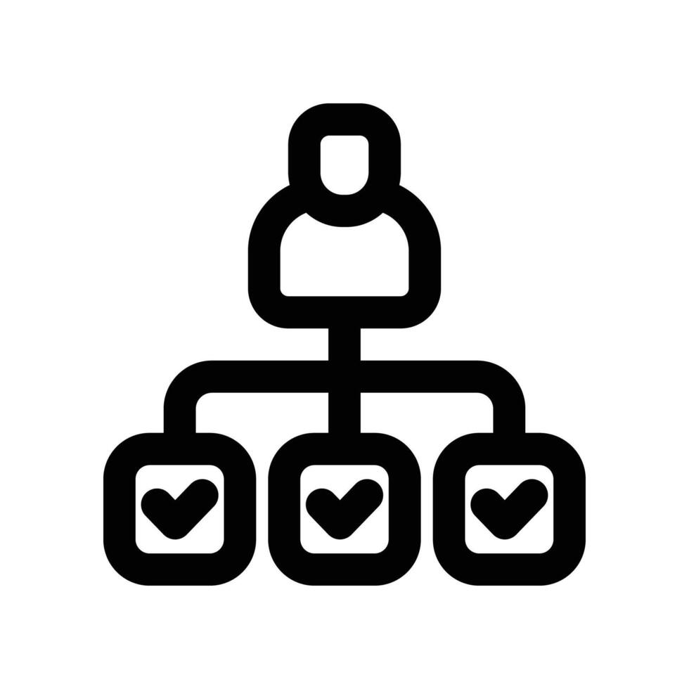 multitask icon. line icon for your website, mobile, presentation, and logo design. vector
