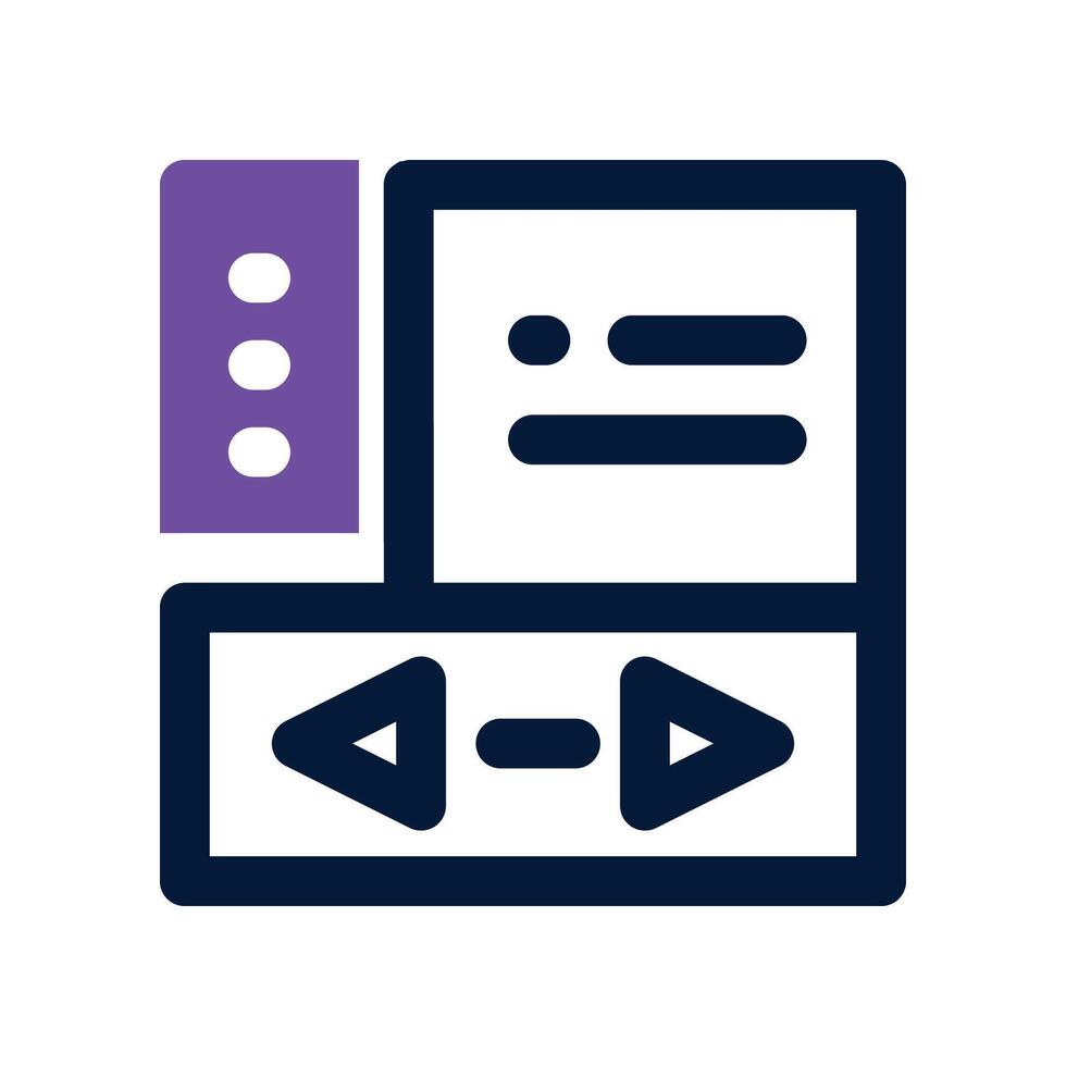 pager icon. dual tone icon for your website, mobile, presentation, and logo design. vector