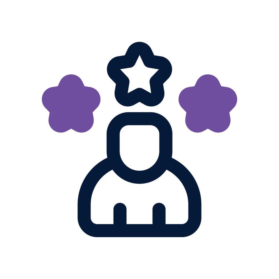 rating icon. dual tone icon for your website, mobile, presentation, and logo design. vector