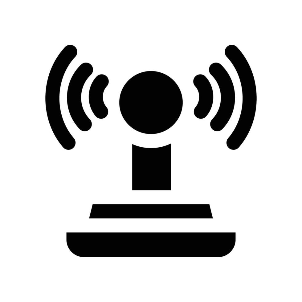 antenna icon. glyph icon for your website, mobile, presentation, and logo design. vector