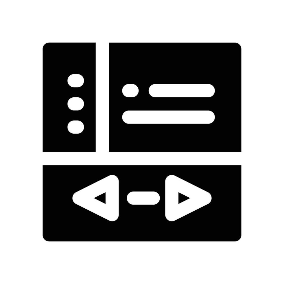 pager icon. glyph icon for your website, mobile, presentation, and logo design. vector