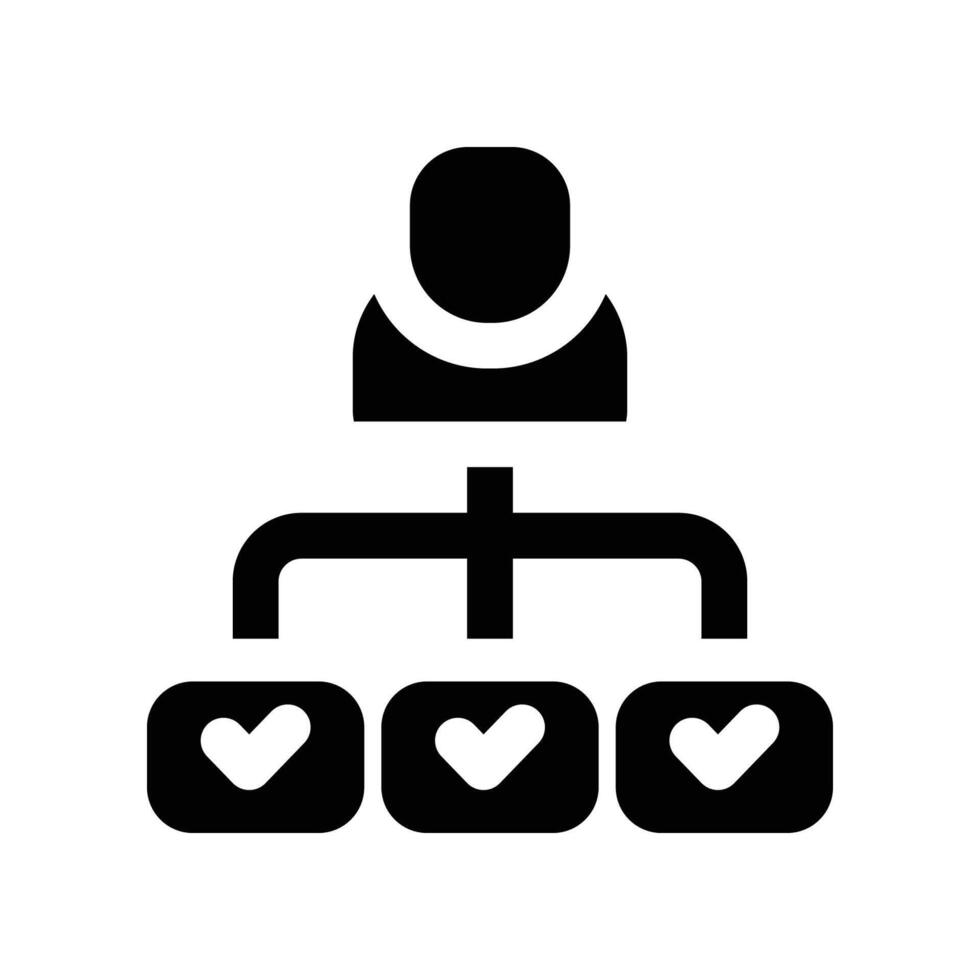 multitask icon. glyph icon for your website, mobile, presentation, and logo design. vector