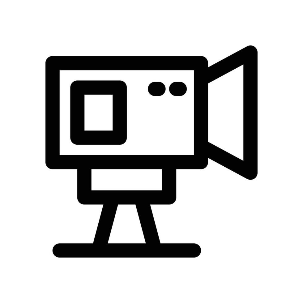 camera icon. line icon for your website, mobile, presentation, and logo design. vector