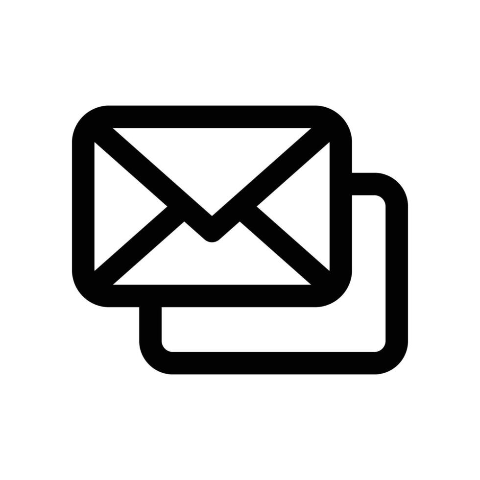mail icon. line icon for your website, mobile, presentation, and logo design. vector