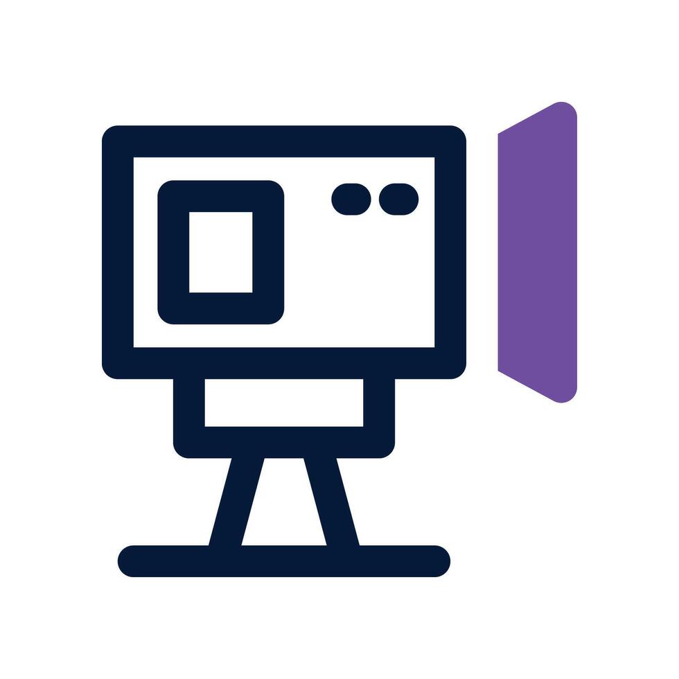 camera icon. dual tone icon for your website, mobile, presentation, and logo design. vector