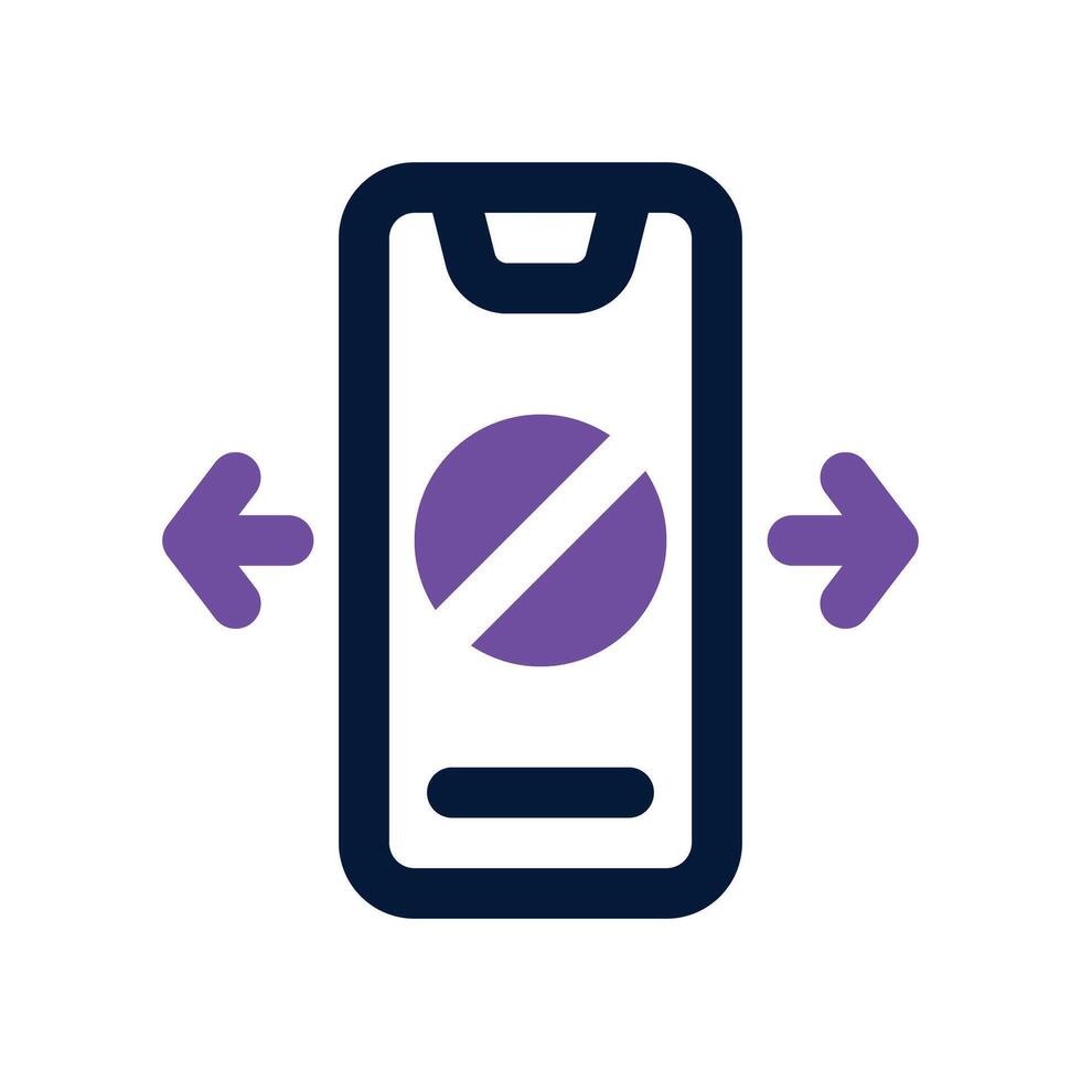 phone call icon. dual tone icon for your website, mobile, presentation, and logo design. vector