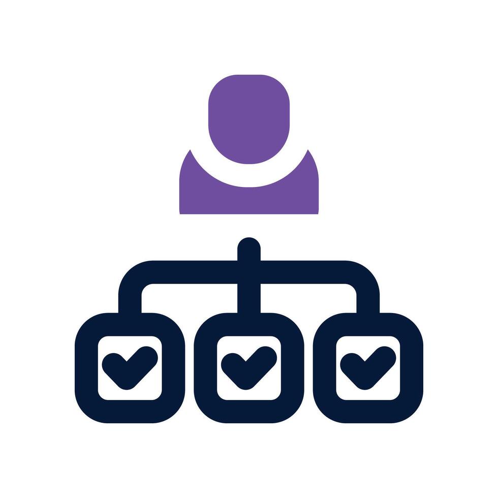multitask icon. dual tone icon for your website, mobile, presentation, and logo design. vector