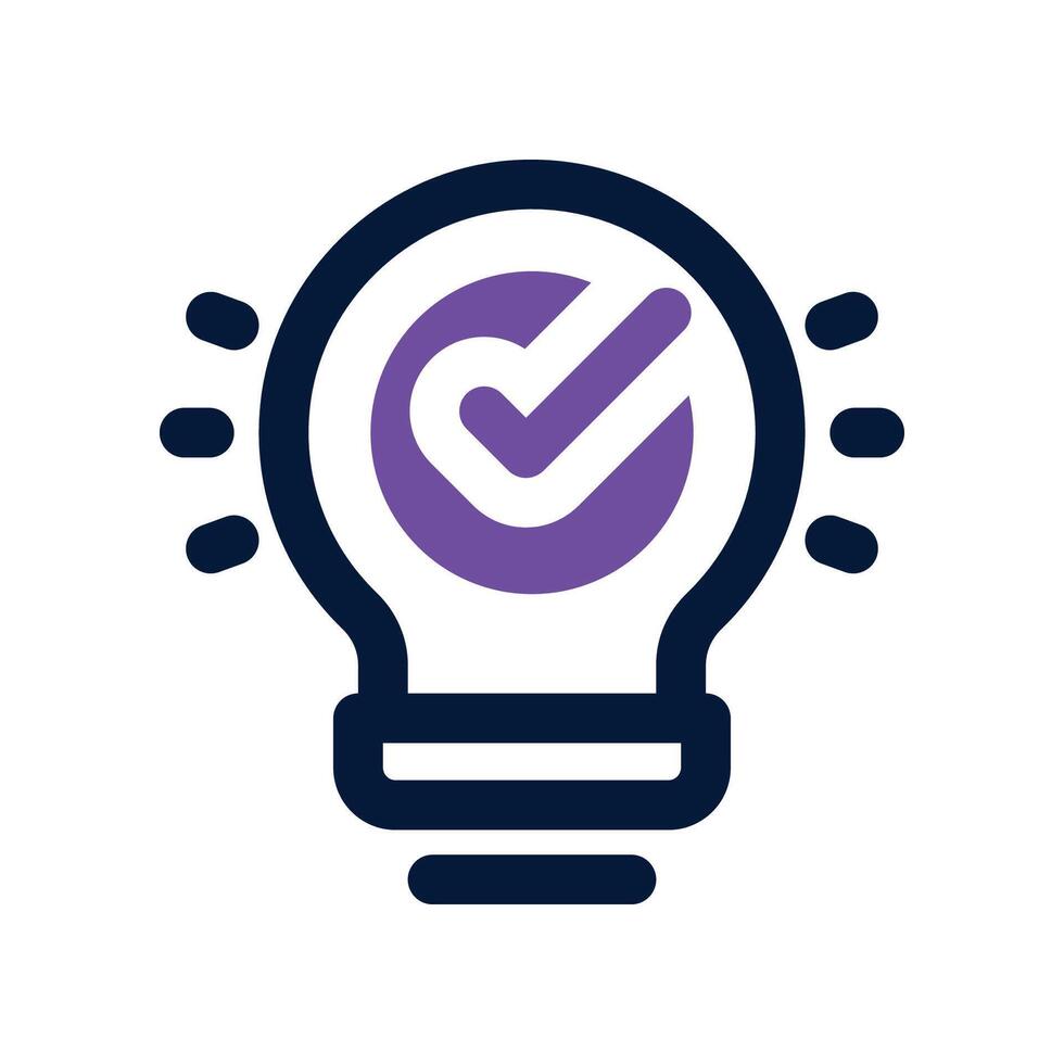 innovation icon. dual tone icon for your website, mobile, presentation, and logo design. vector