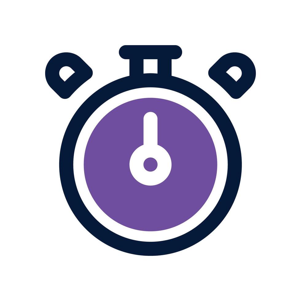 stopwatch icon. dual tone icon for your website, mobile, presentation, and logo design. vector
