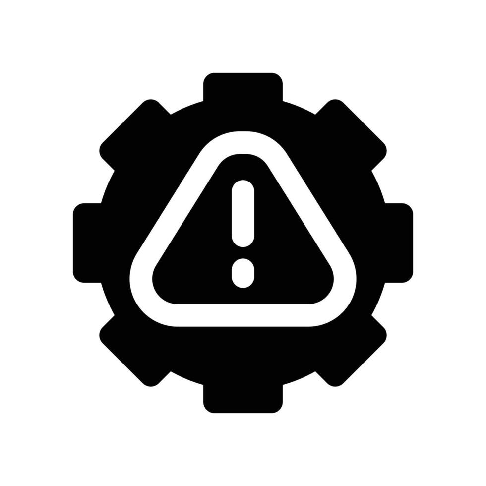 risk management icon. glyph icon for your website, mobile, presentation, and logo design. vector