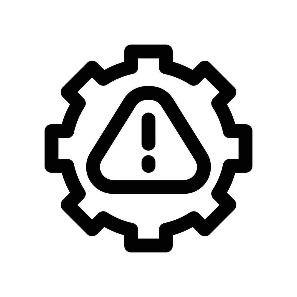 risk management icon. line icon for your website, mobile, presentation, and logo design. vector