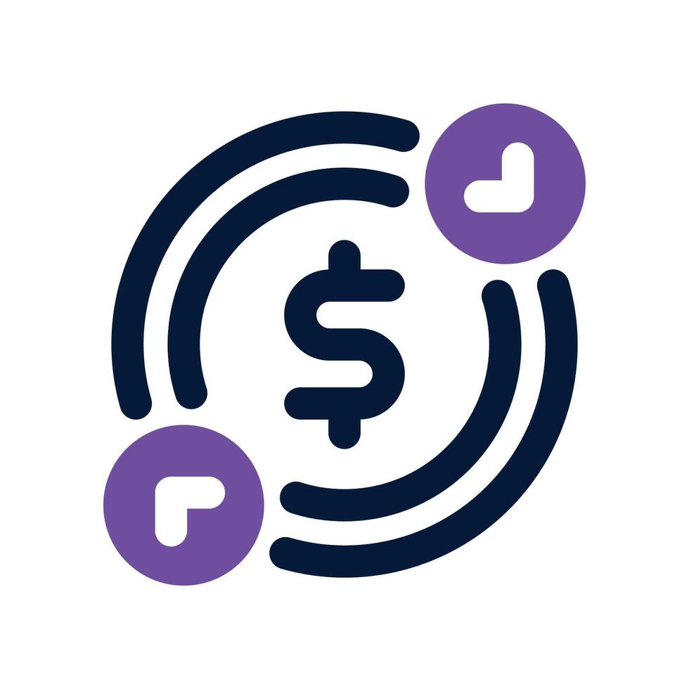 cash flow icon. dual tone icon for your website, mobile, presentation, and logo design. vector