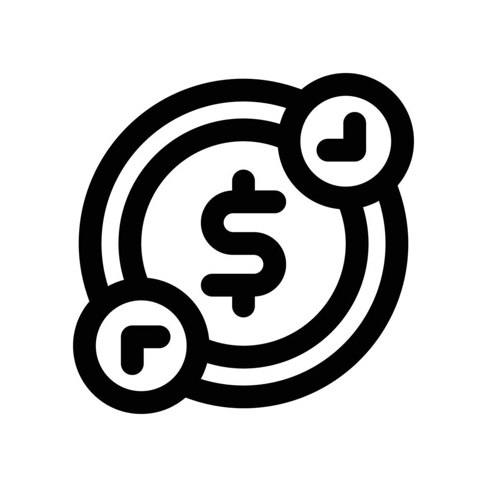 cash flow icon. line icon for your website, mobile, presentation, and logo design. vector