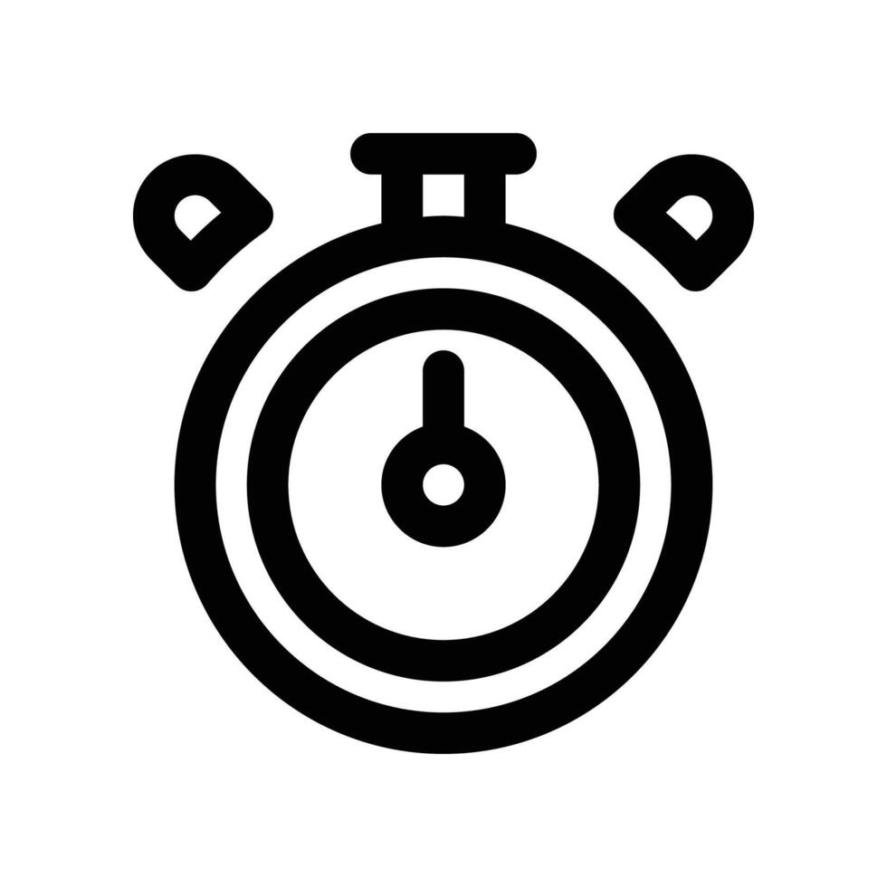 stopwatch icon. line icon for your website, mobile, presentation, and logo design. vector