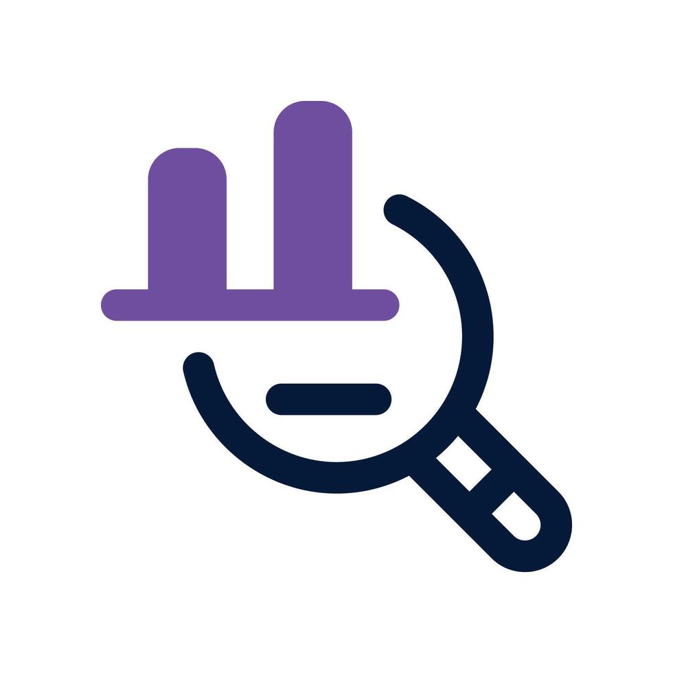 research icon. dual tone icon for your website, mobile, presentation, and logo design. vector