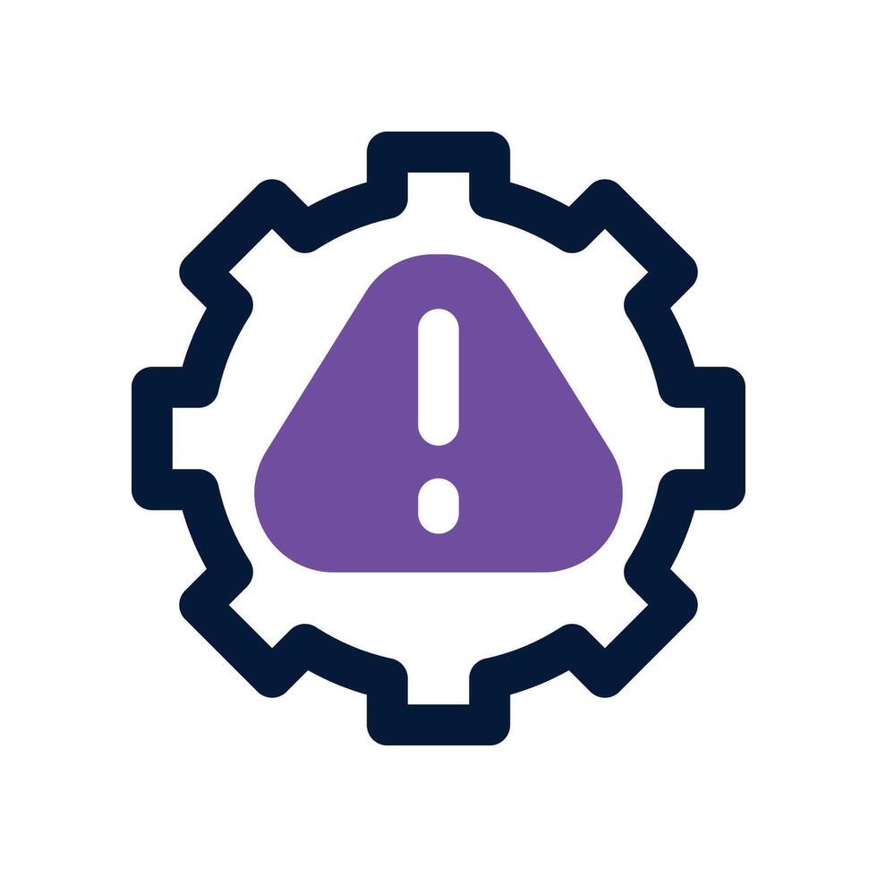 risk management icon. dual tone icon for your website, mobile, presentation, and logo design. vector