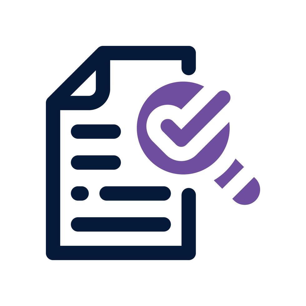 search icon. dual tone icon for your website, mobile, presentation, and logo design. vector