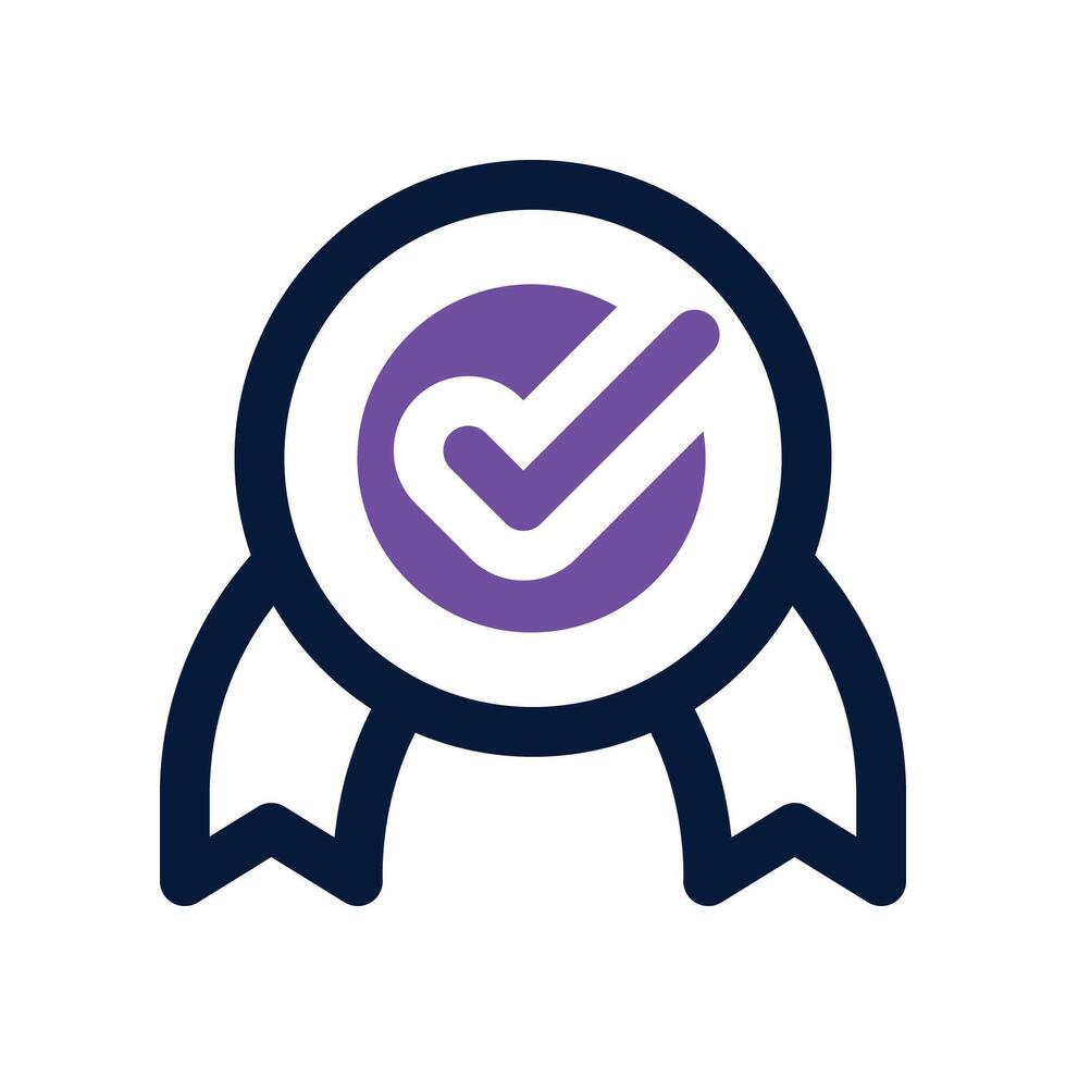 award icon. dual tone icon for your website, mobile, presentation, and logo design. vector