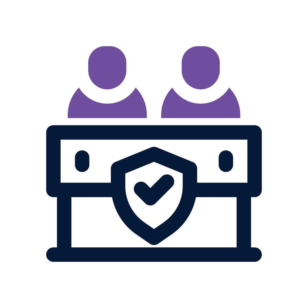 jury icon. dual tone icon for your website, mobile, presentation, and logo design. vector