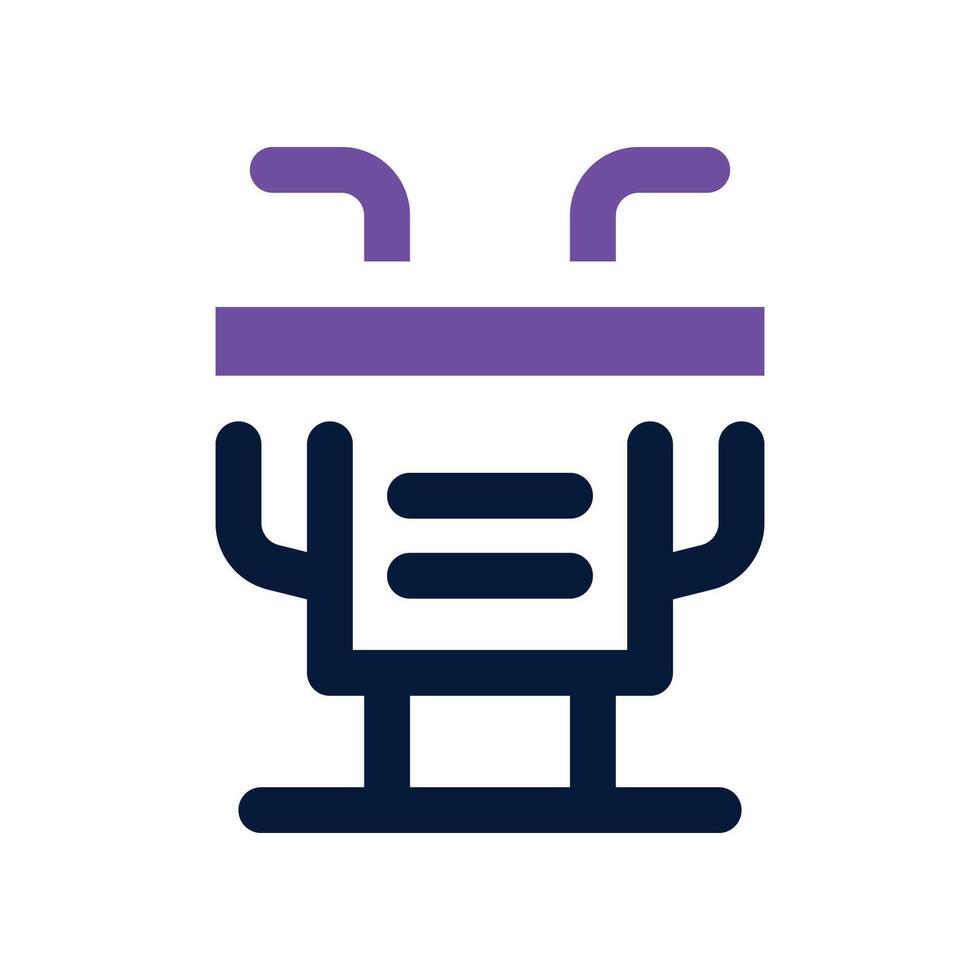 podium icon. dual tone icon for your website, mobile, presentation, and logo design. vector