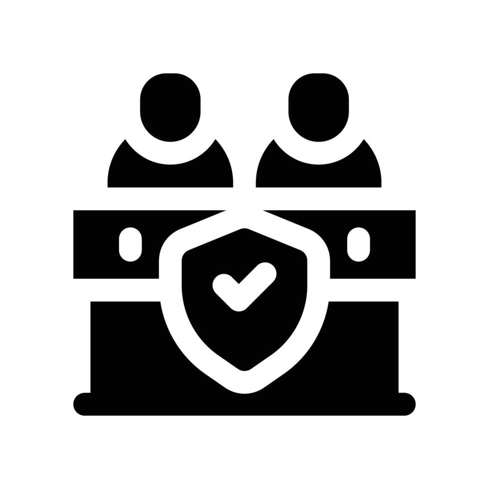 jury icon. glyph icon for your website, mobile, presentation, and logo design. vector