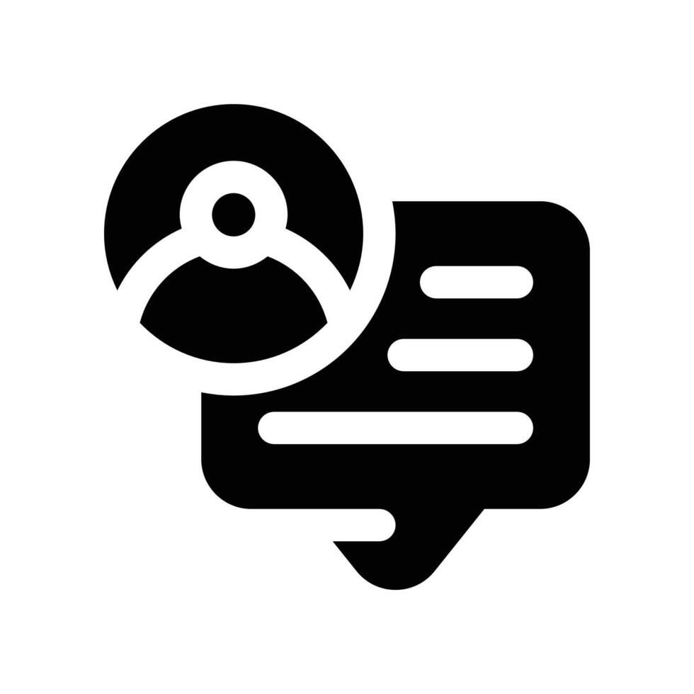 advice icon. glyph icon for your website, mobile, presentation, and logo design. vector