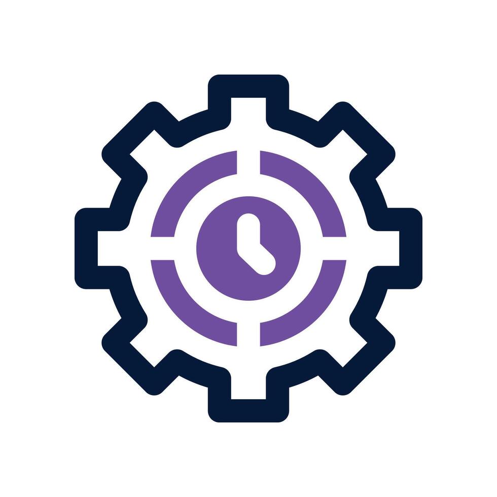 project icon. dual tone icon for your website, mobile, presentation, and logo design. vector