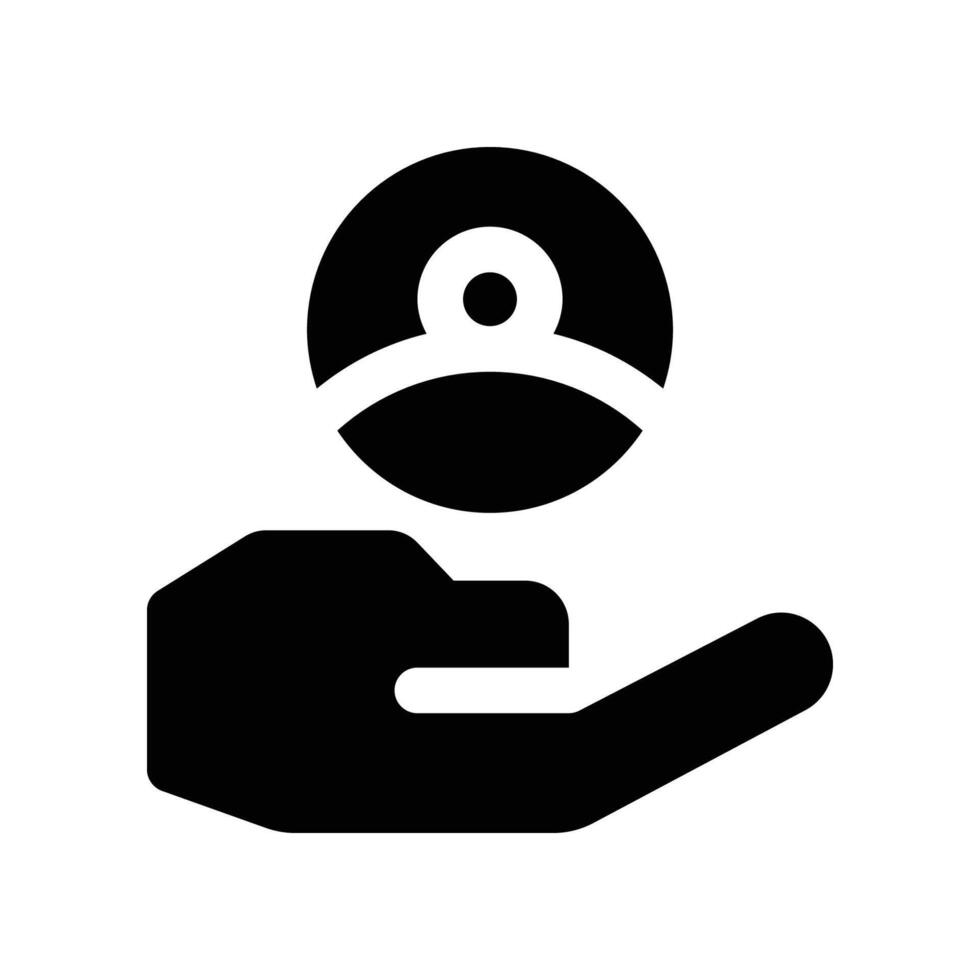 human resource icon. glyph icon for your website, mobile, presentation, and logo design. vector