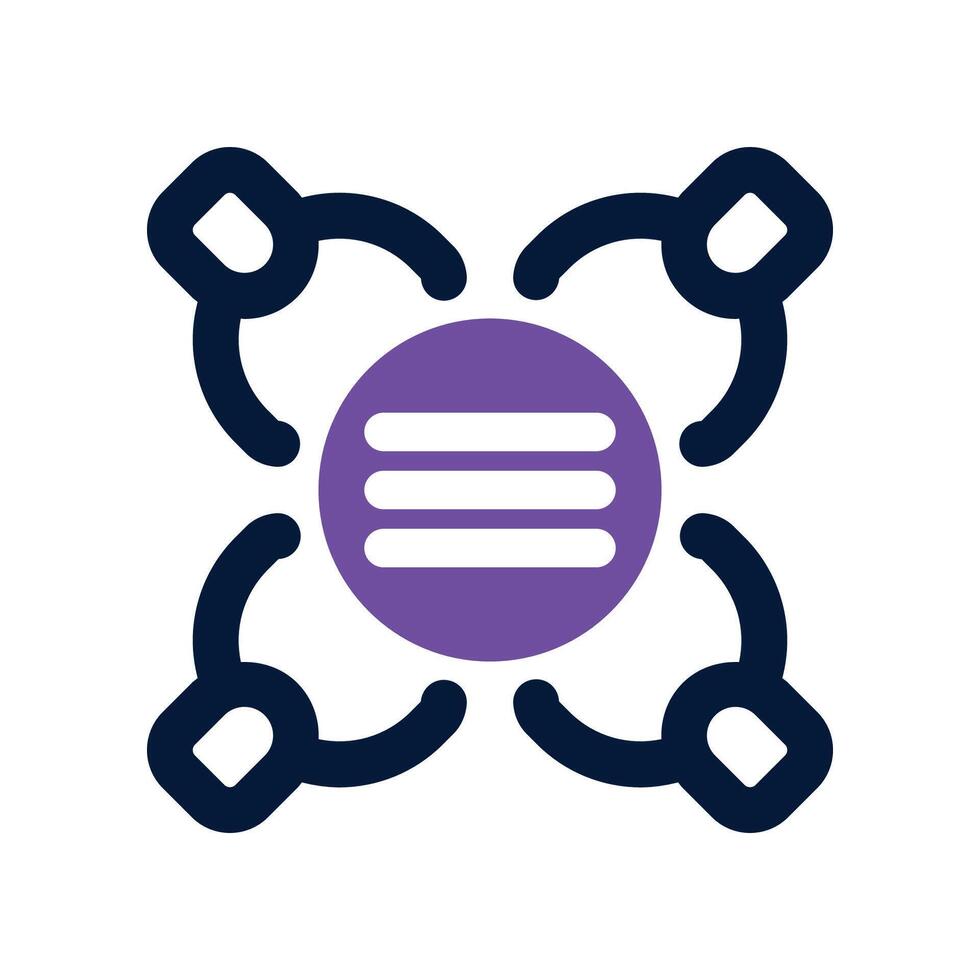 meeting icon. dual tone icon for your website, mobile, presentation, and logo design. vector
