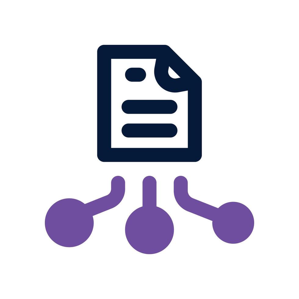 data collection icon. dual tone icon for your website, mobile, presentation, and logo design. vector