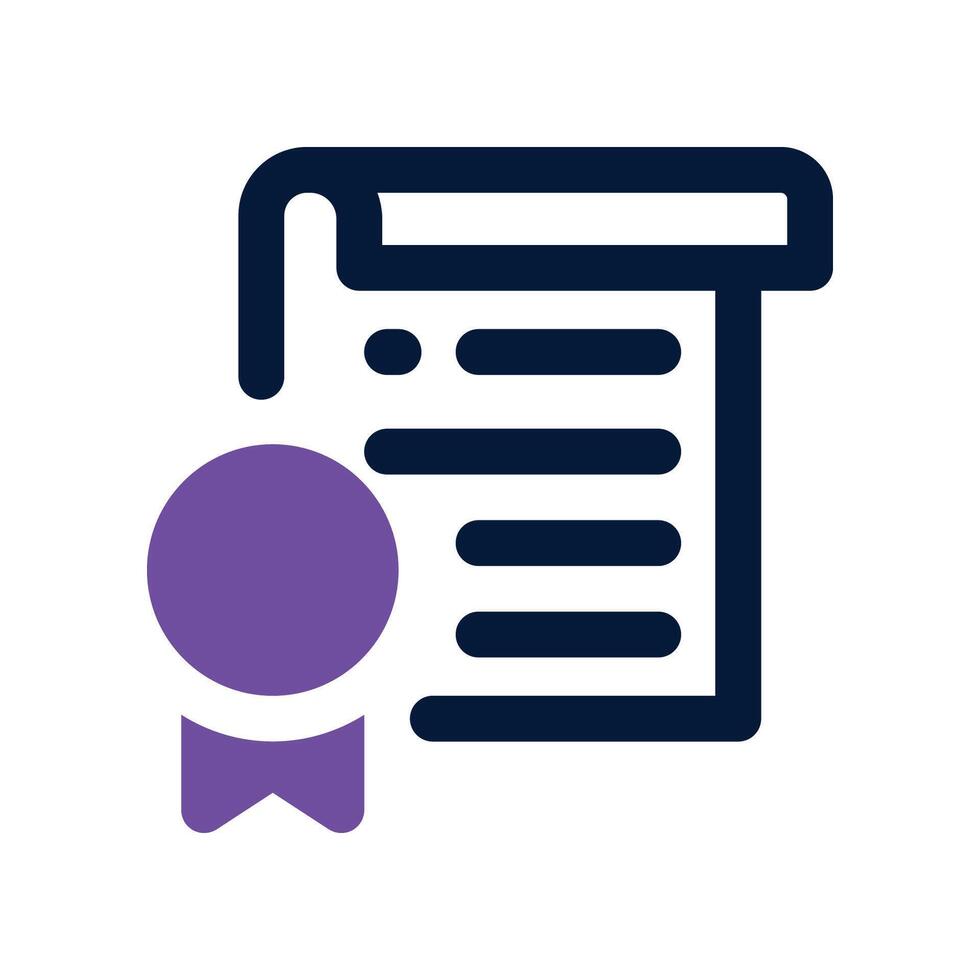 declaration icon. dual tone icon for your website, mobile, presentation, and logo design. vector