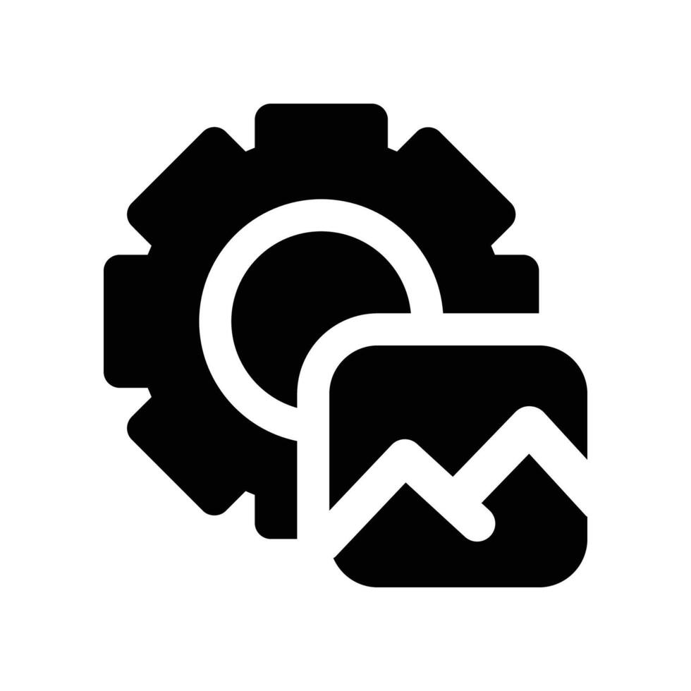 content management icon. glyph icon for your website, mobile, presentation, and logo design. vector