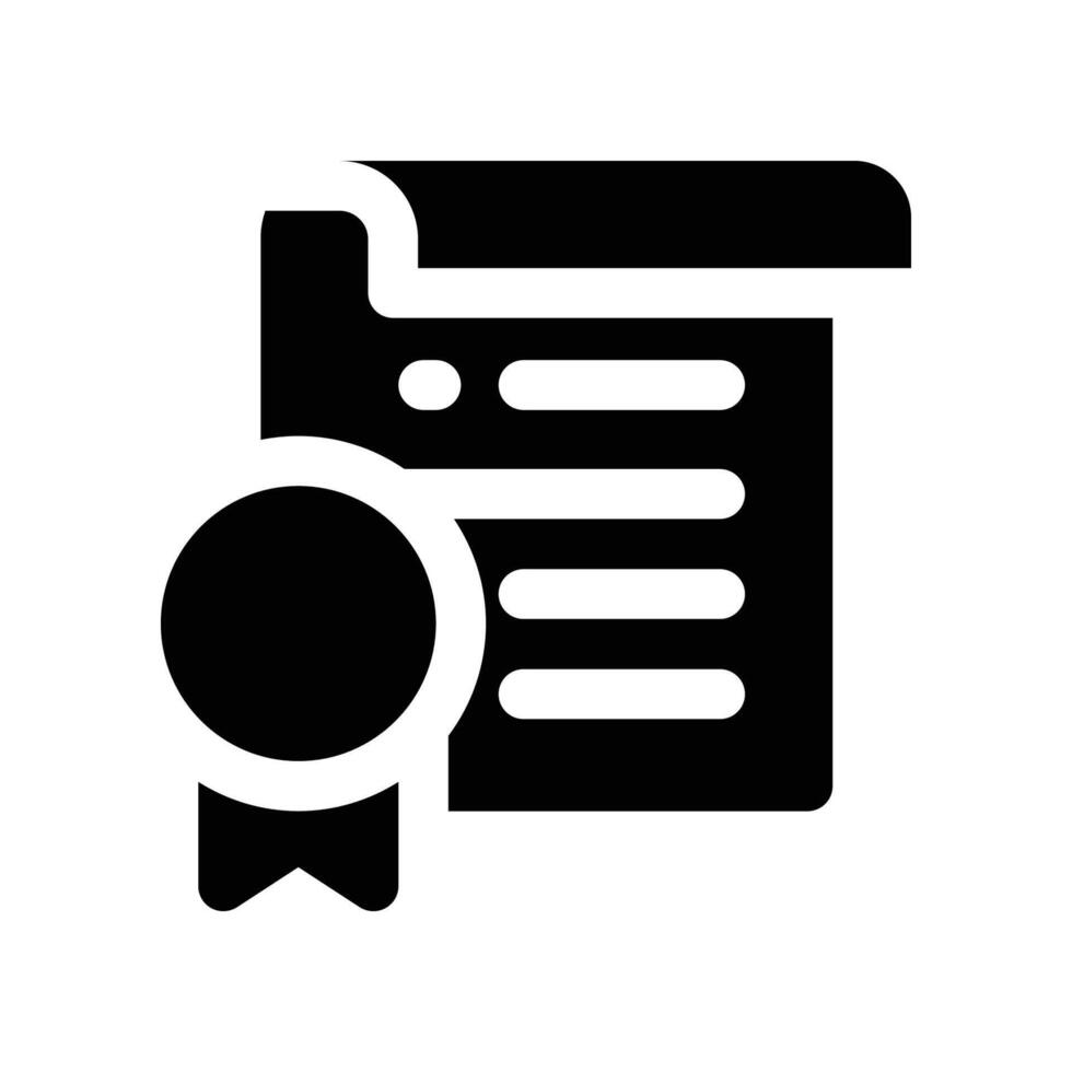 declaration icon. glyph icon for your website, mobile, presentation, and logo design. vector