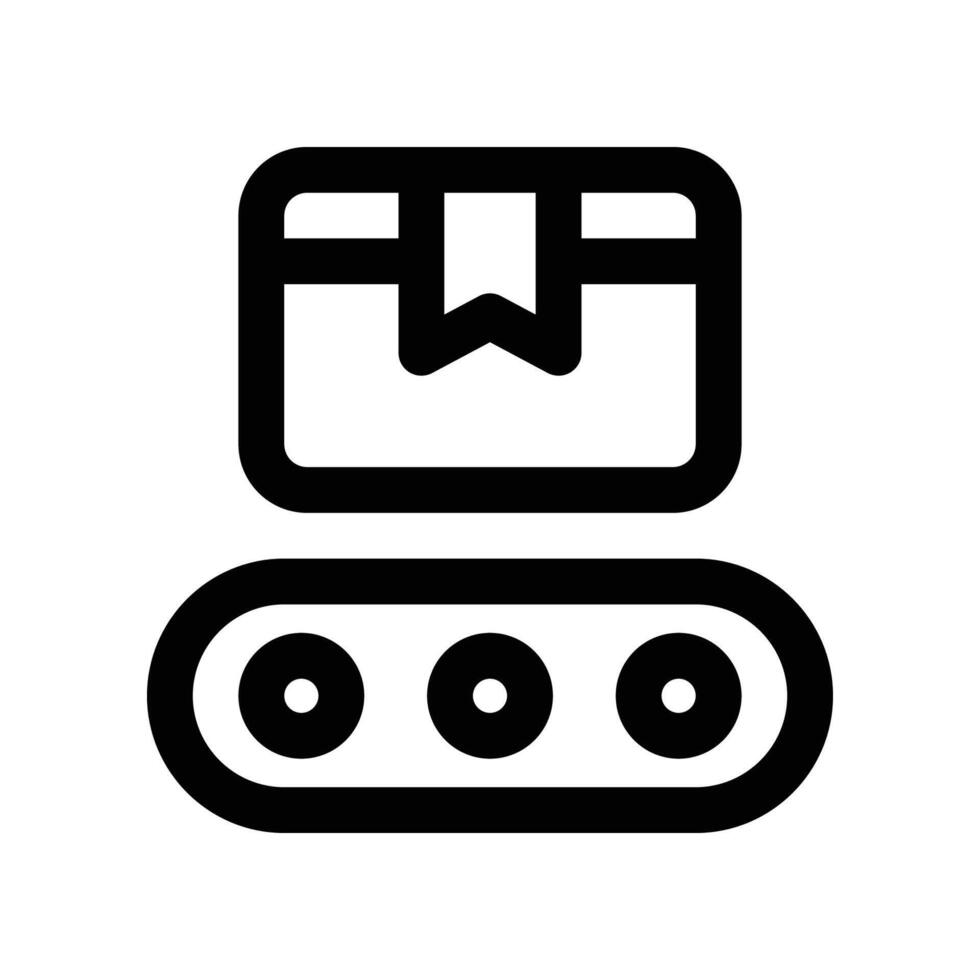 production icon. line icon for your website, mobile, presentation, and logo design. vector