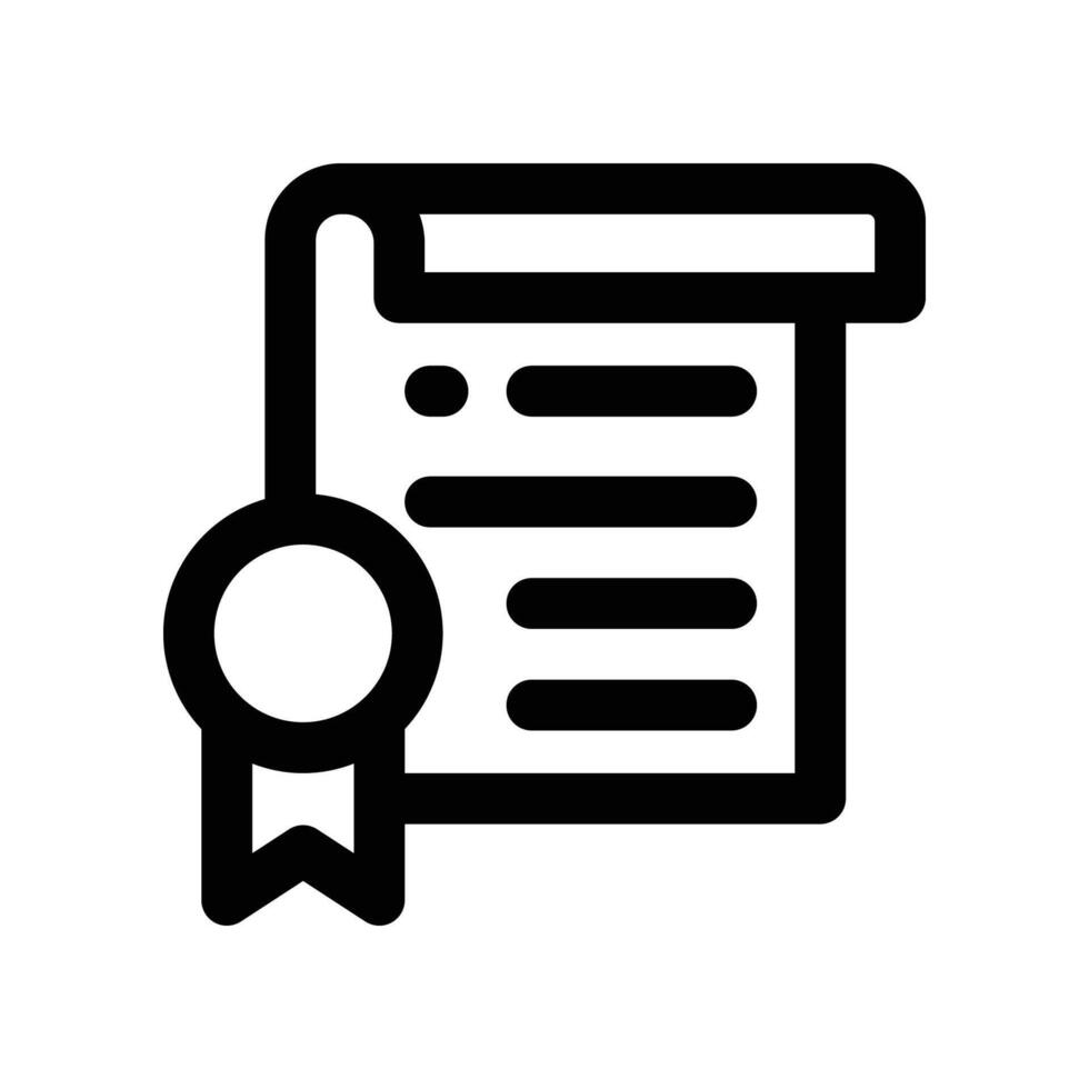 declaration icon. line icon for your website, mobile, presentation, and logo design. vector