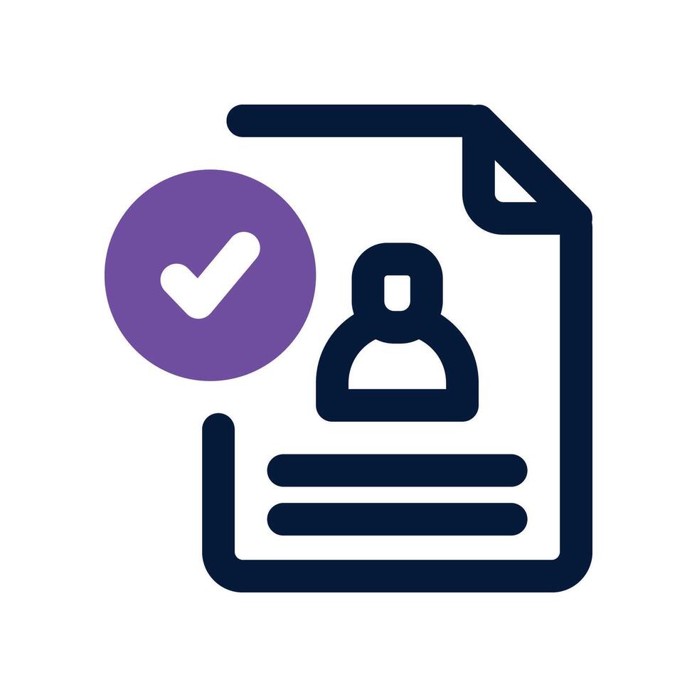 hire icon. dual tone icon for your website, mobile, presentation, and logo design. vector