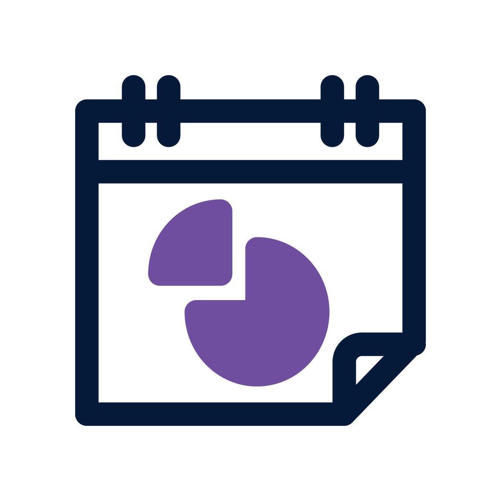 notepad icon. dual tone icon for your website, mobile, presentation, and logo design. vector
