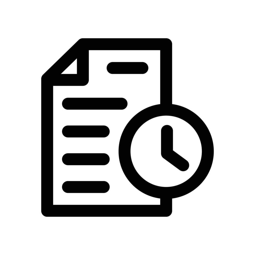project icon. line icon for your website, mobile, presentation, and logo design. vector