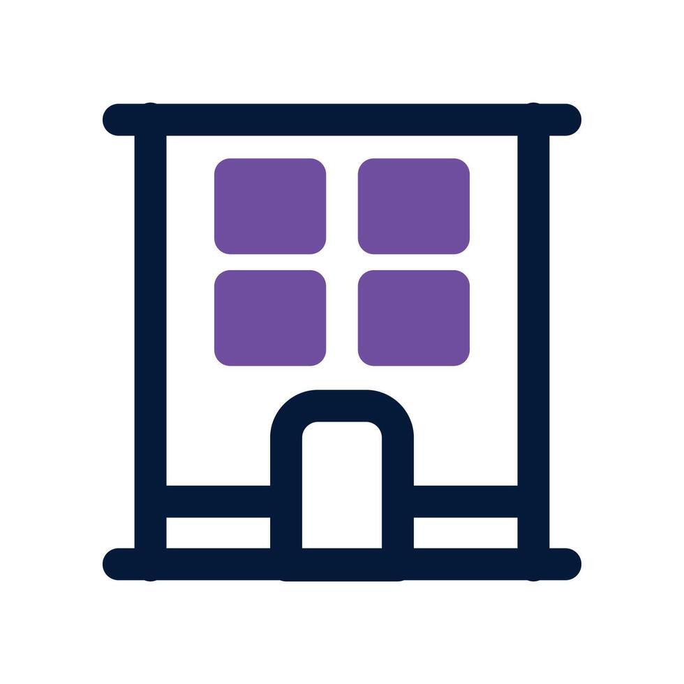 office icon. dual tone icon for your website, mobile, presentation, and logo design. vector