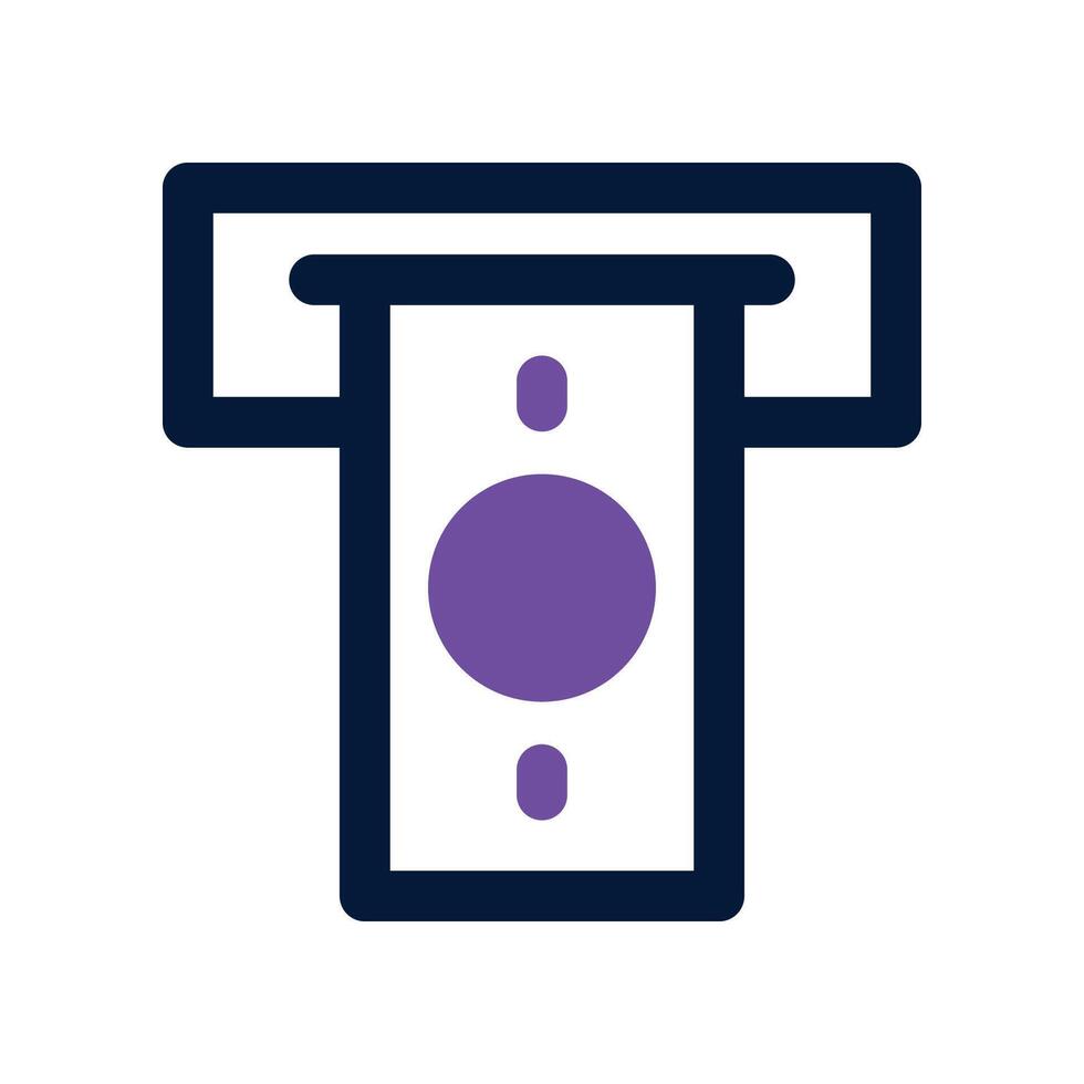 withdraw icon. dual tone icon for your website, mobile, presentation, and logo design. vector