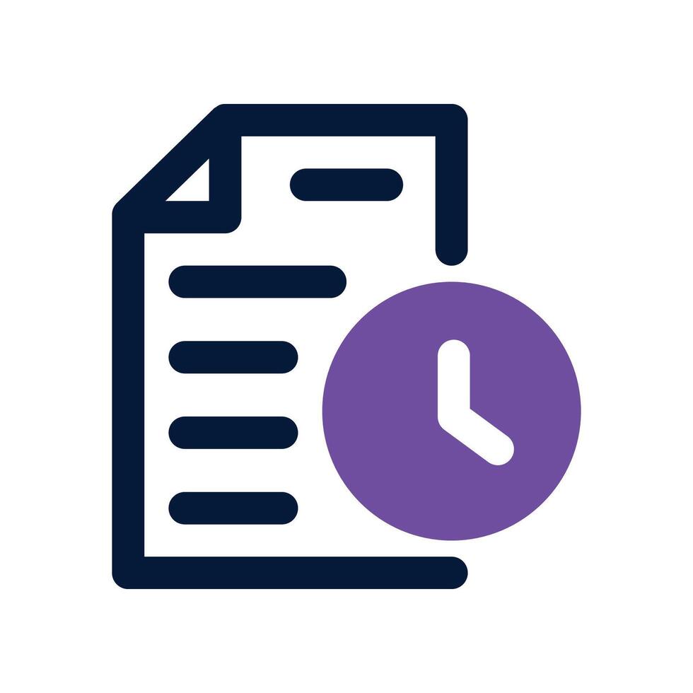 project icon. dual tone icon for your website, mobile, presentation, and logo design. vector