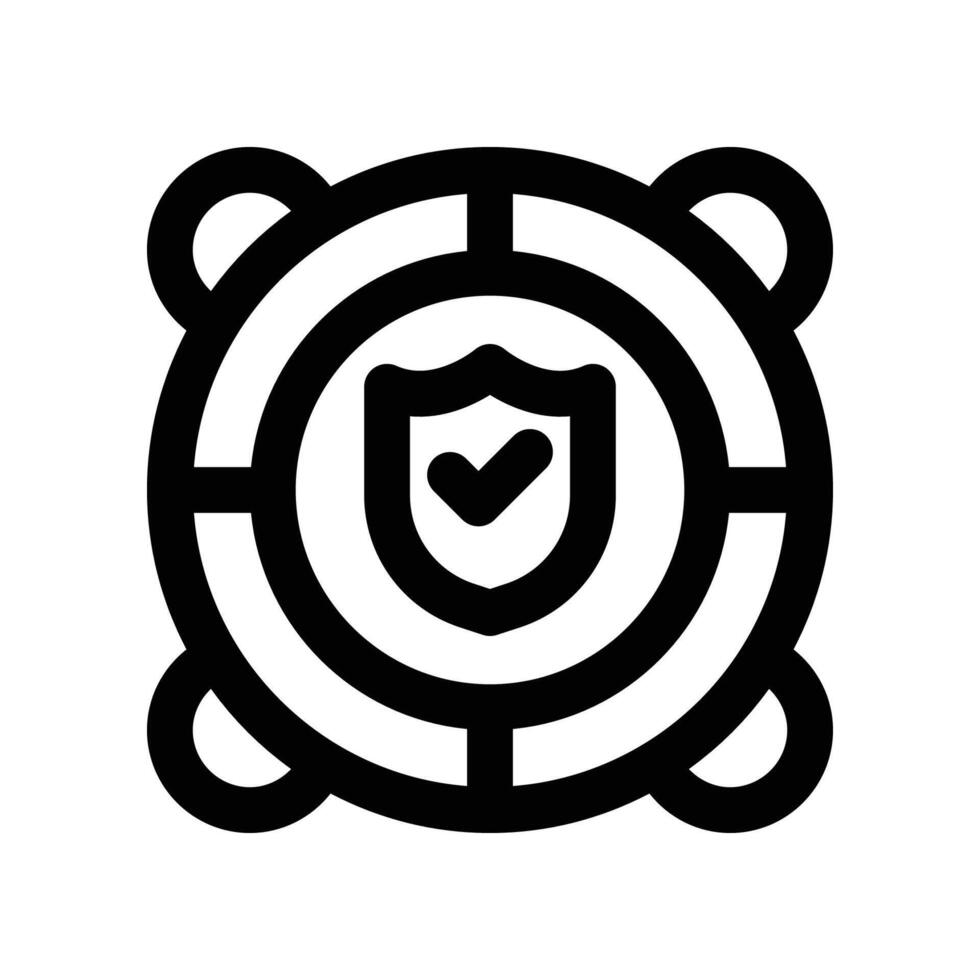 lifesaver icon. line icon for your website, mobile, presentation, and logo design. vector