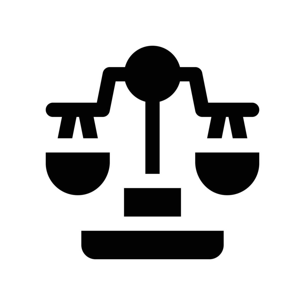 law icon. glyph icon for your website, mobile, presentation, and logo design. vector
