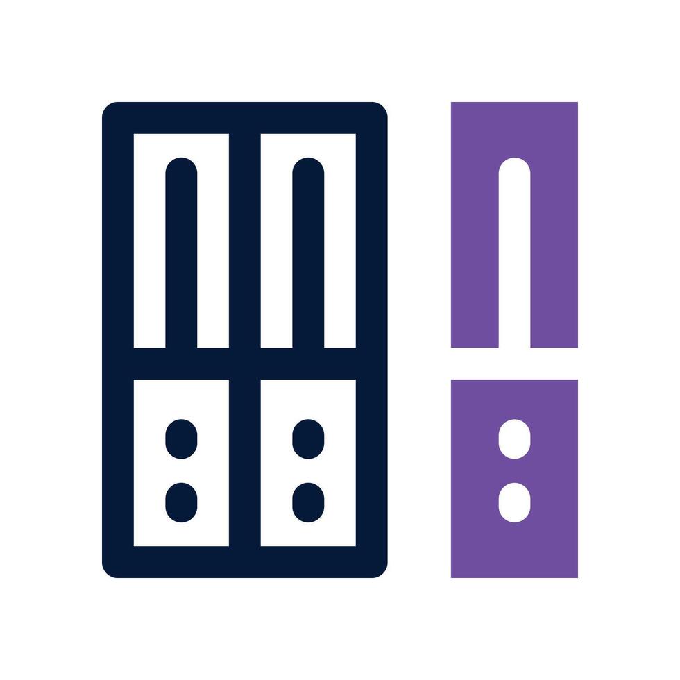folder icon. dual tone icon for your website, mobile, presentation, and logo design. vector