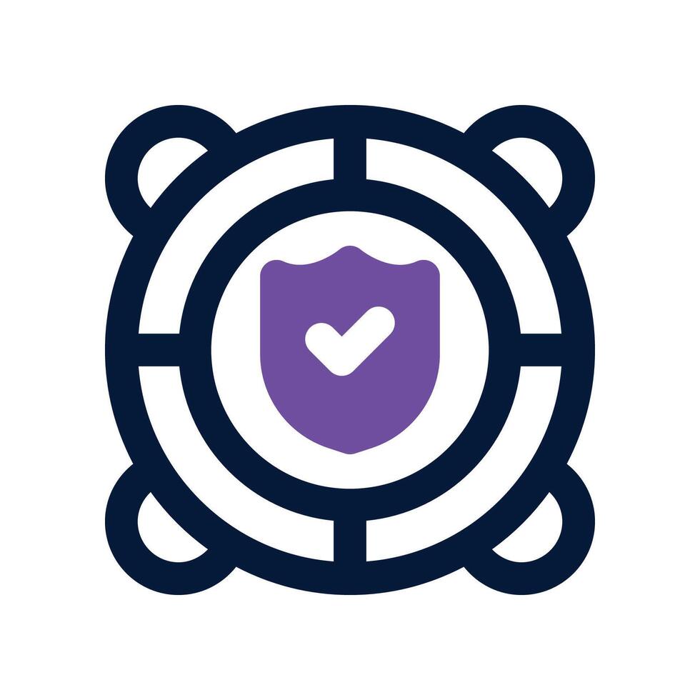 lifesaver icon. dual tone icon for your website, mobile, presentation, and logo design. vector